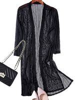 Plain Short Sleeve Cardigan - thumbnail