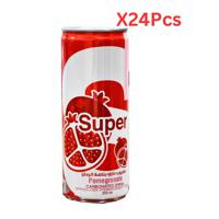 Super Pomegranate Carbonated Drink - 250ML X 24Pcs