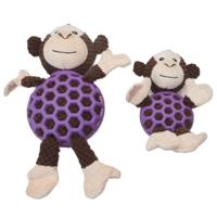 Pawsitiv Monkey With Rubber Net And Squeaky Black Medium (139)