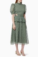 Apostles Dress in Embossed Georgette - thumbnail