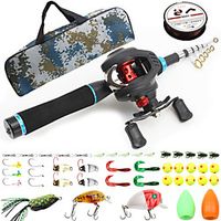 Fishing Rod and Reel Combo Telescopic Rod Carbon High Speed Mini Portable Freshwater and Saltwater Sea Fishing Lure Fishing / Lightweight miniinthebox - thumbnail