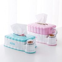 Plastic Tissue Box Paper Napkins Holder