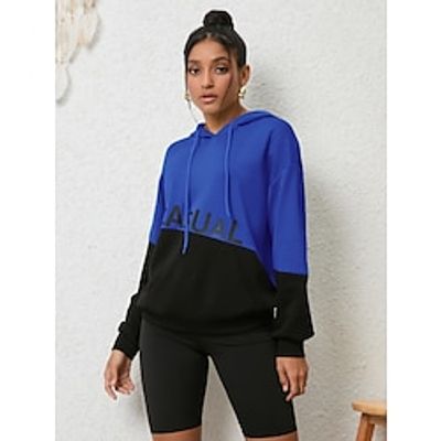 Europe and the United States trend round neck head autumn and winter new hooded long-sleeved hoodie for women Lightinthebox