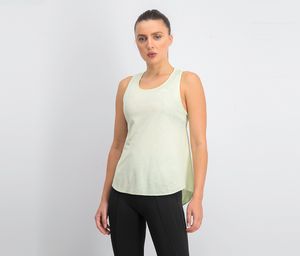 Womens Supernova TKO Running Tank Top  Green