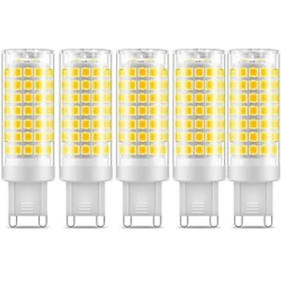 5PCS G9 LEDS 7W Equivalent to 70W Halogen Bulb 700lm Warm White 3000KWhite 6000K G9 Energy Saving Bulbs Non-Dimmable Energy Efficiency Class E Lightinthebox