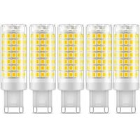 5PCS G9 LEDS 7W Equivalent to 70W Halogen Bulb 700lm Warm White 3000K/White 6000K G9 Energy Saving Bulbs Non-Dimmable Energy Efficiency Class E Lightinthebox