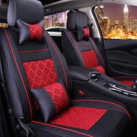 PU Leather Full Surround Car Seat Cover Set - thumbnail