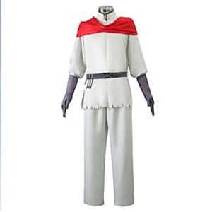 Inspired by Uncle From Another World Uncle Ojisan Anime Cosplay Costumes Japanese Cosplay Suits Top Pants Gloves For Men's / Belt / Scarf / Shoe Cover miniinthebox