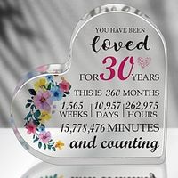 Birthday Gifts for Family, Anniversary Presents Idea for Women Mom Wife Grandma Turning Acrylic Heart Keepsake You Have Been Loved miniinthebox