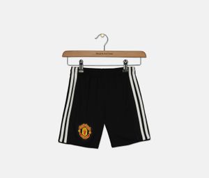 Kids Boys Manchester United Shorts  Black