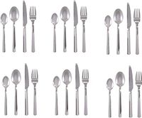 Winsor 24-Piece Stainless Steel Cutlery Set with Stand, WR7000-24