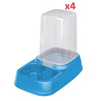 Georplast Eat & Drink Dispenser 3.7L - Blue (Pack of 4)