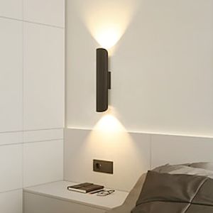 LED Wall Light Indoor Wall Lamp 3000 K Warm White Wall Lighting Modern Up Down Decorative Wall Lights for Living Room 110-240V Lightinthebox