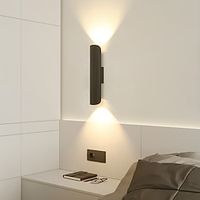 LED Wall Light Indoor Wall Lamp 3000 K Warm White Wall Lighting Modern Up Down Decorative Wall Lights for Living Room 110-240V Lightinthebox - thumbnail