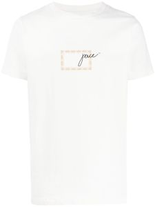 PACE logo embroidered T-shirt - White