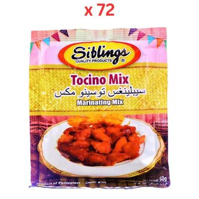Siblings Tocino Mix ( Marinating Mix ) 50G Pack of 72