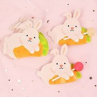 Easter Lollipop Paper Cards Rabbit And Duck And Bear Design Used For Party DIY Decoration Or Greeting Cards Teenager Stuff Cheap Stuff Weird Stuff Mini Stuff Cute 50pcs Lightinthebox