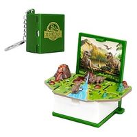 Mini 3d books keychain toys for kidsGreenBoys Girls 3D books pop up Mini Dinosaurs ToysCute Keychains for car KeysDinosaur World Scene for WomenMenChildrenDinosaur Party Favors Gift for Kids Lightinthebox - thumbnail