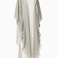 Embroidered Bisht & Dress Set - thumbnail
