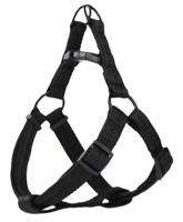 Helepet Adjustable Plain Dog Harness Black Small