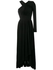 Givenchy asymmetric maxi gown - Black