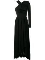 Givenchy asymmetric maxi gown - Black