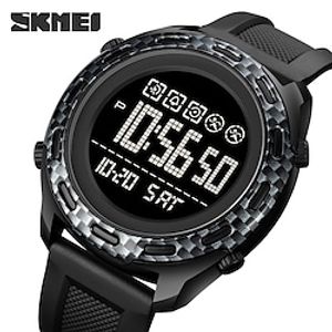 SKMEI Undersale Outdoor Sport Digital Watch Men Stainless Steel 50M Waterproof EL 2Time Chrone Alarm Dual Time Wrist Watch 1872 miniinthebox