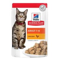 Hill'S Science Plan Adult Wet Cat Food Chicken Pouches - 85G