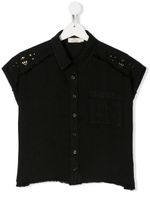 Andorine TEEN rhinestone-embellished shirt - Black