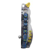 Swooosh Flowericious Flower Safe Cat Collar - Blue - thumbnail