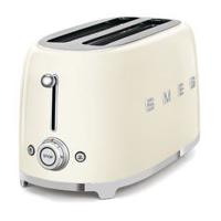 Smeg TSF02CRUK 4 Slice Toaster, Cream