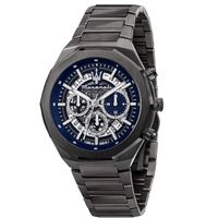 Maserati Stile 45mm Chr Blue+D.Gun Dial Br D.Gun Men'S Watch - R8873642012