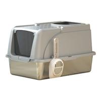 Pakeway Stainless Steel Flip-Top Cat Litter Box