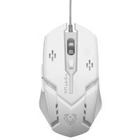 Vertux Ergonomic Optical USB Wired Gaming Mouse up to 3200 DPI White - STRUSPANERVERT348538