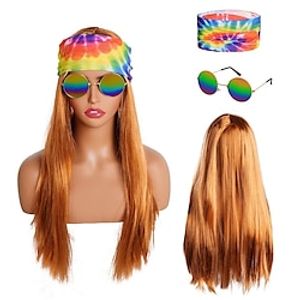 Hippie Costume Wig 60s 70s Hippie Outfits Halloween Cosplay Accessories  (Only Wigs) Lightinthebox