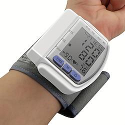 Electronic Blood Pressure Instrument Wrist Sphygmomanometer Home Blood Pressure and Heart Rate Measurement Lightinthebox