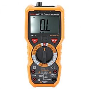 Digital Multimeter Multimetro PM18 Voltage Current Tester Resistance Tester Capacitance Frequency Temperature hFE NCV multimeter miniinthebox