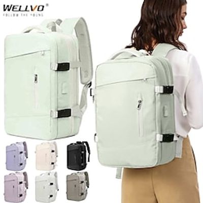 Extendible Travel Backpack Unisex Laptop Bag Women Large Luggage Bags Men's Students Business Trip USB Charge Mochila XA299C miniinthebox