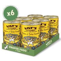 Lily's Kitchen Chicken & Turkey Casserole Wet Dog Food Box 6x400G