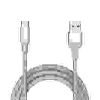 Adam Elements ACBADM100PSL CASA M100+ USB3.1 Gen2 USB-C to USB-A Cable, Silver