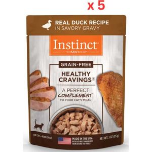 Instinct Healthy Cravings Duck Wet Cat Food (3Oz) (Pack of 5)