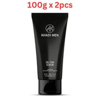 Khadi Men De Tan Scrub 100g (Pack Of 2)