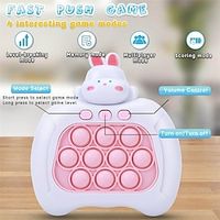 Fast Push Bubble Game Upgraded Handheld Pop Fidget Light Up Pro Game Toys Electronic Quick Push Game Fidget Sensory Toys for 6 7 8 9 Year Old Kids Girls Birthday Lightinthebox - thumbnail