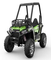 Megastar 12 V Double Seater Quadzilla Crawler Buggy For Big Kids With Leather Seats - Green (UAE Delivery Only)