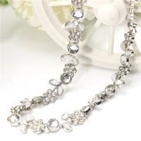 Women Lady Girl Metal Rhinestone Head Chain Jewelry Headband Hair Band