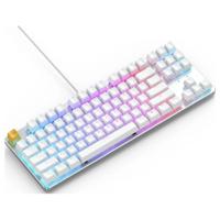 Glorious GMMK White Ice Edition TKL RGB Modular Mechanical Gaming Keyboard white