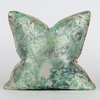 Green Design Chop Pillow High Luxury and Comfortable Home Durable Jacquard Throw Pillow Cover Without Core miniinthebox