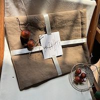 Linen Blanket Minimalist Sofa Blanket Blanket Office Nap Blanket Tassel Thread Blanket Breathable and Cool Casual Blanket Lightinthebox - thumbnail