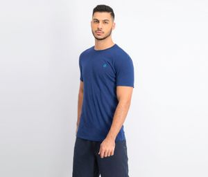 Mens Slub Crew T-Shirt  Navy
