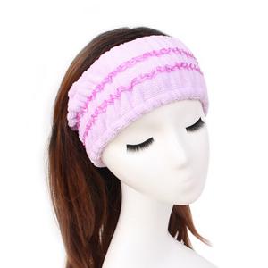 1 PCS Girl Microfiber Towel Hair Band Wrap Headband for Bath Spa Wash Face Make Up Tool